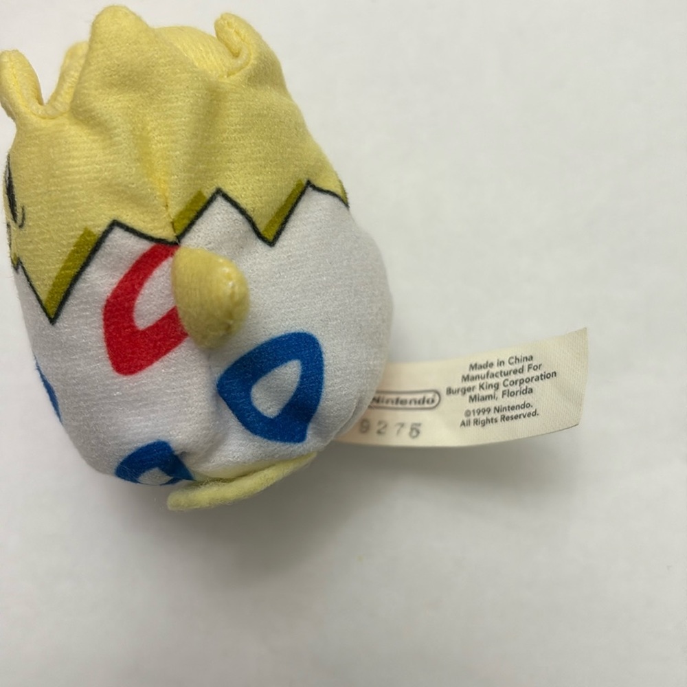 1999 Burger King Pokemon #175 Togepi with Pokeball - Picture 7 of 12